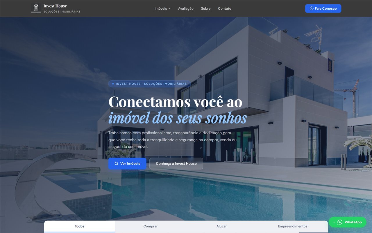 Exemplo de site criado pela DForce